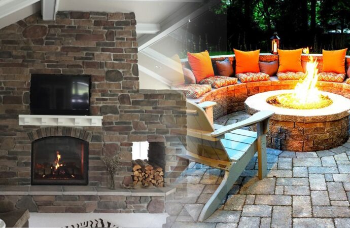 Outdoor Fireplaces & Fire Pits-Grand Prairie TX Landscape Designs & Outdoor Living Areas-We offer Landscape Design, Outdoor Patios & Pergolas, Outdoor Living Spaces, Stonescapes, Residential & Commercial Landscaping, Irrigation Installation & Repairs, Drainage Systems, Landscape Lighting, Outdoor Living Spaces, Tree Service, Lawn Service, and more.